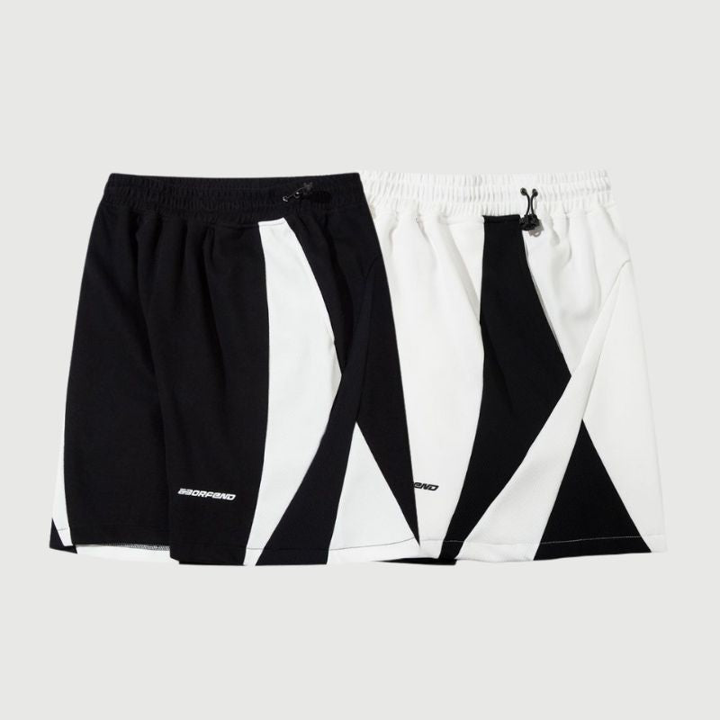 Sportliche Shorts mit Farbblockdesign