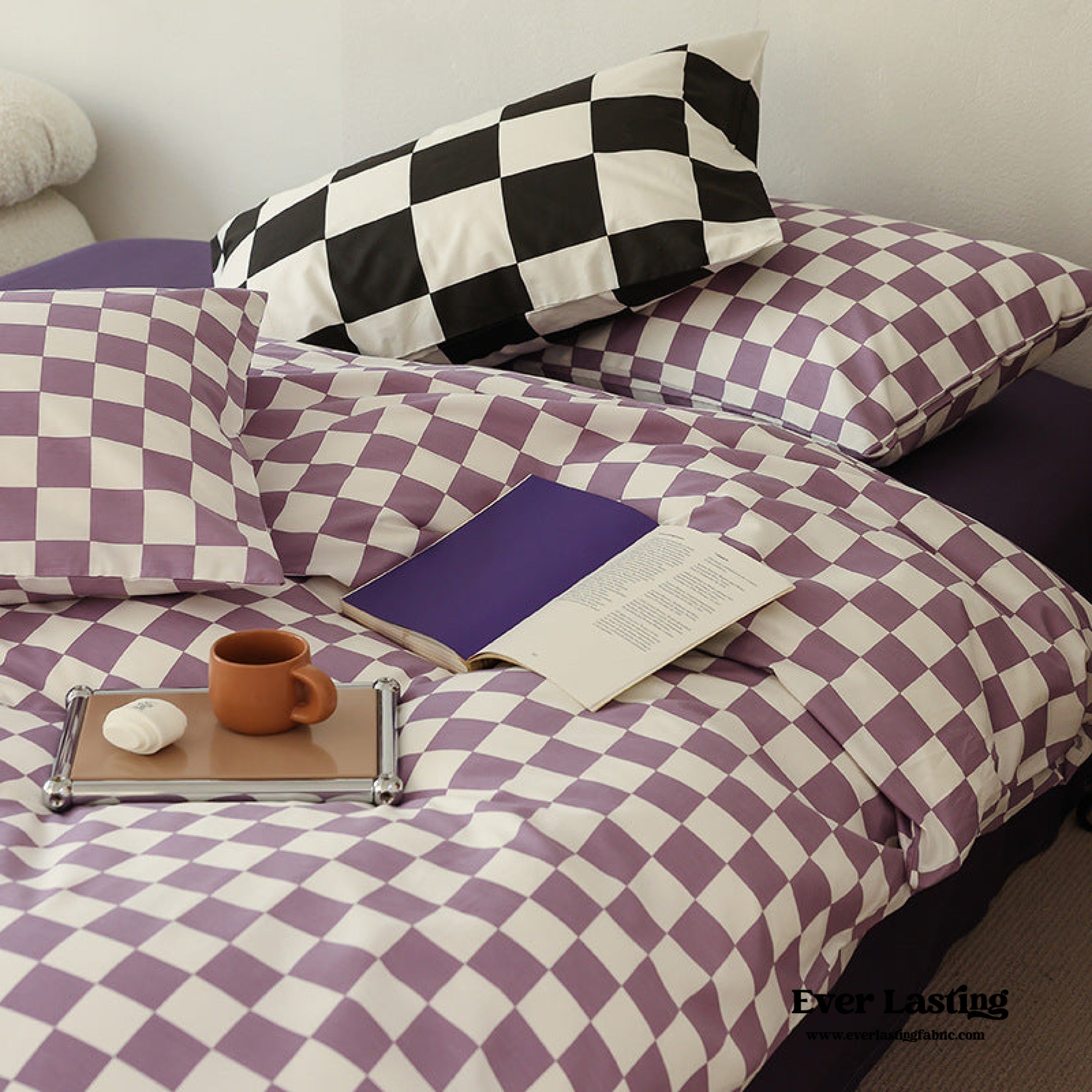 Chess Bedding Set - Brown
