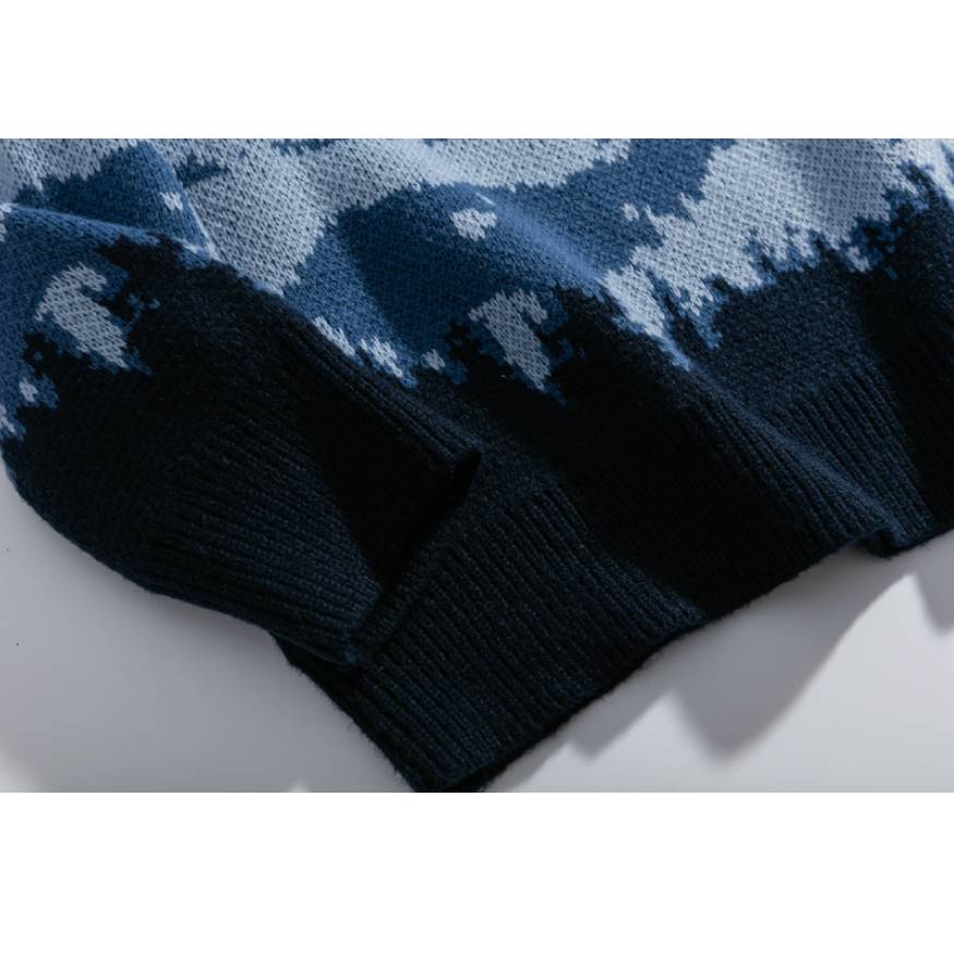 Mountain Landscape Pattern Sweater