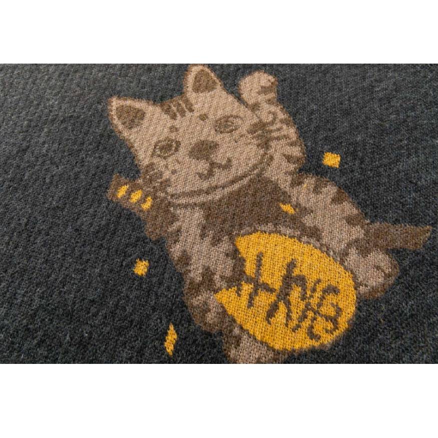 Lucky Cat Jacquard Sweater