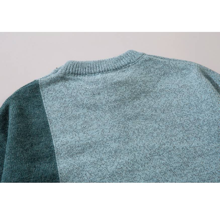 Cat & Cloud Pattern Knit Sweater