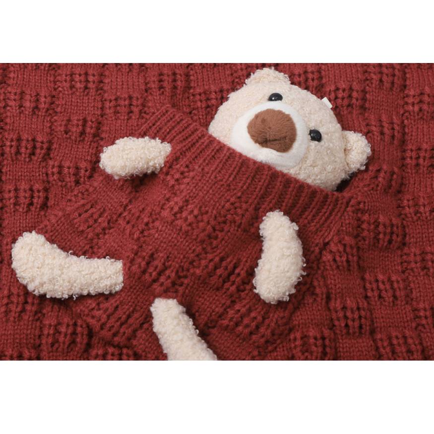 Pocket Bear Doll Knit Sweater