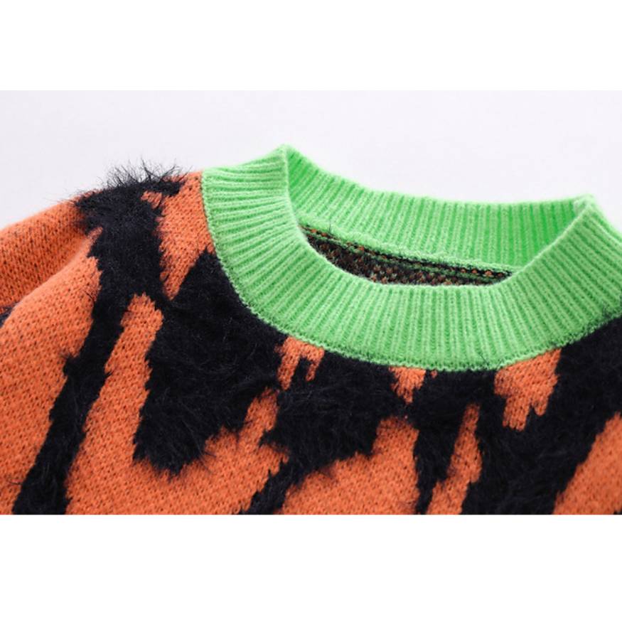 Tiger Stripes Knited Sweater