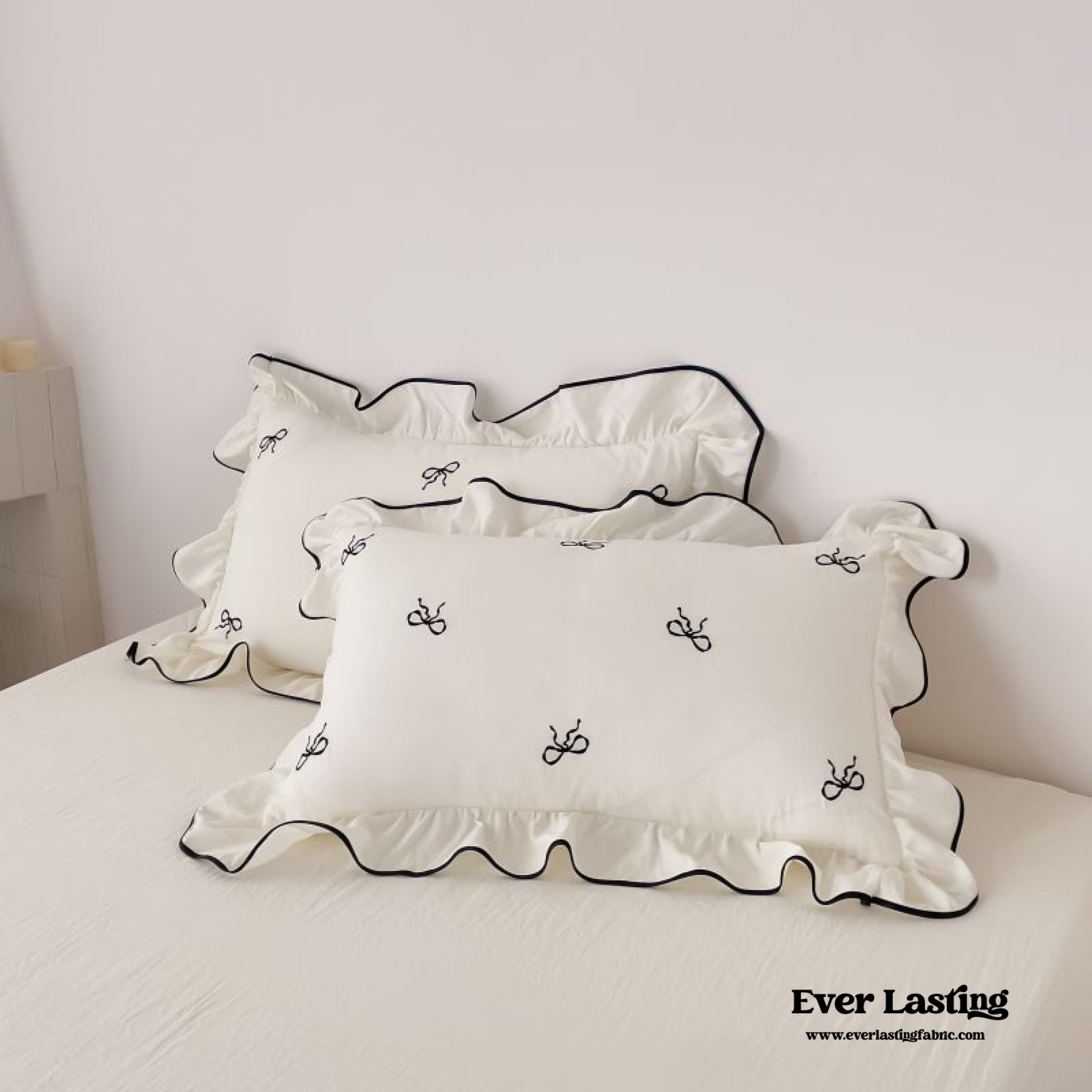 Dreamy Embroidered Ruffle Bedding Bundle