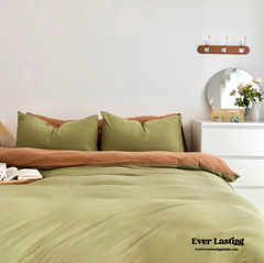 Juego de cama Duo - Pistacho