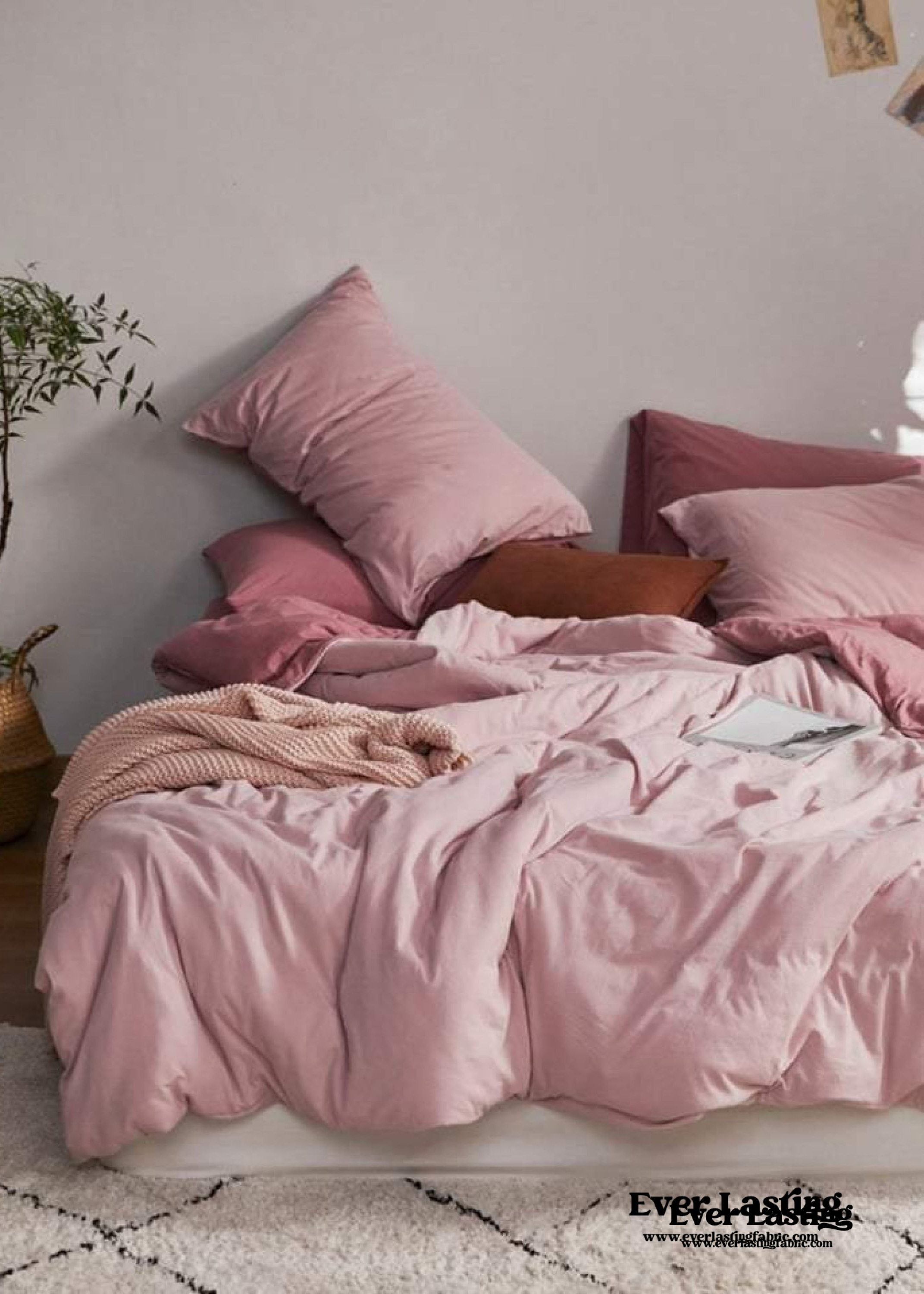 Duo Bedding Set - Yellow + Pink