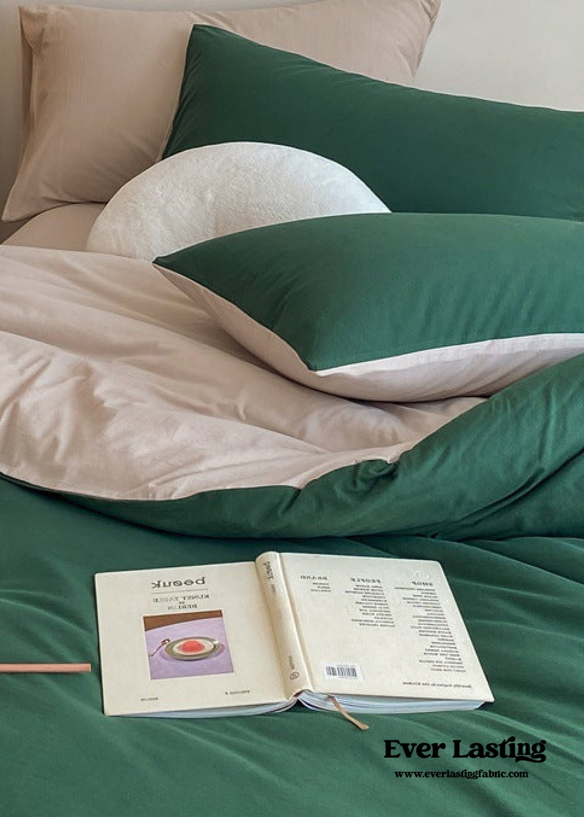 Duo Earth Tone Jersey Knit Bedding Set - Pink Beige