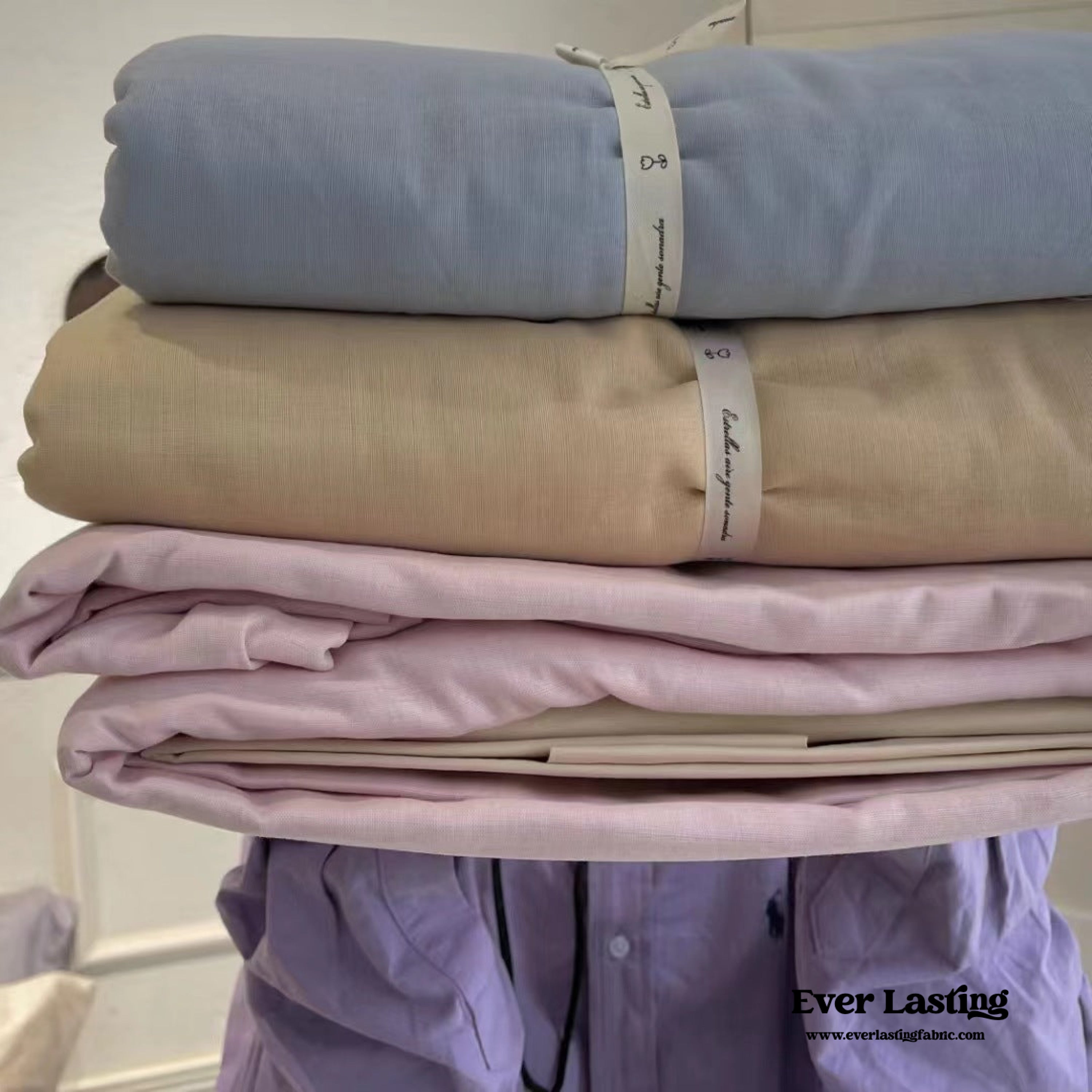 DUO Minimal Double Layer Washed Cotton Bedding Bundle