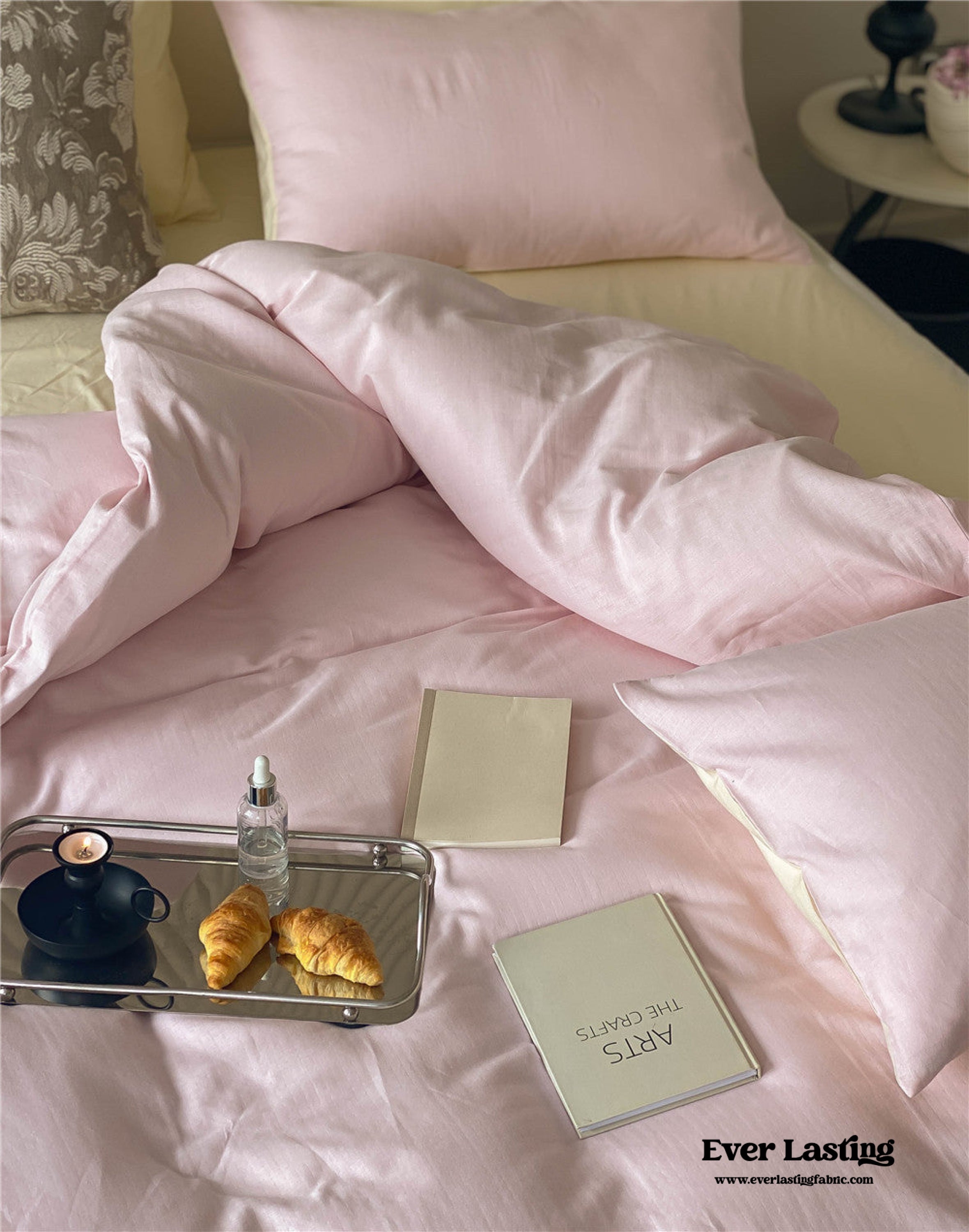 DUO Minimal Double Layer Washed Cotton Bedding Bundle