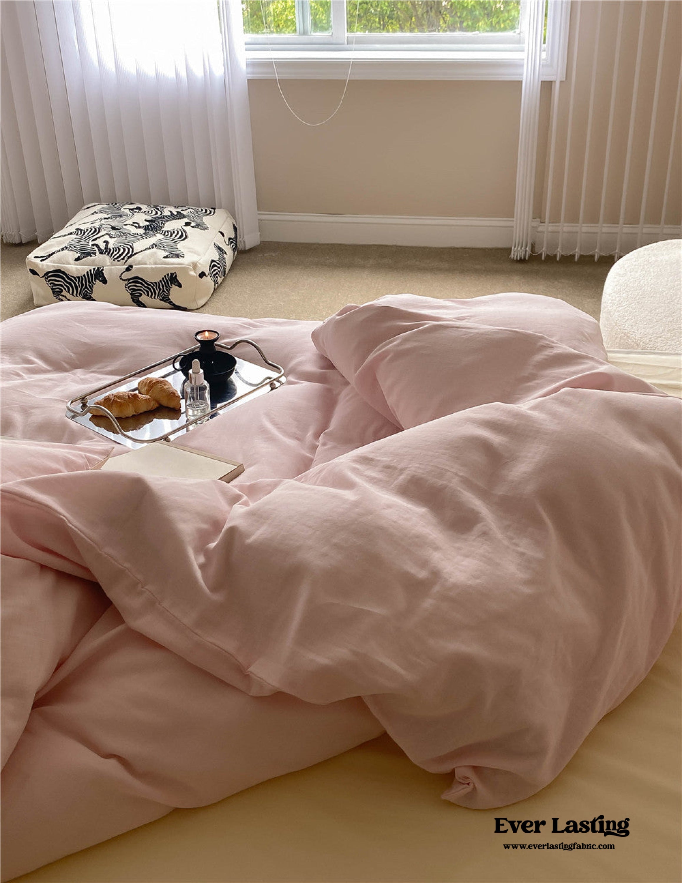 DUO Minimal Double Layer Washed Cotton Bedding Bundle
