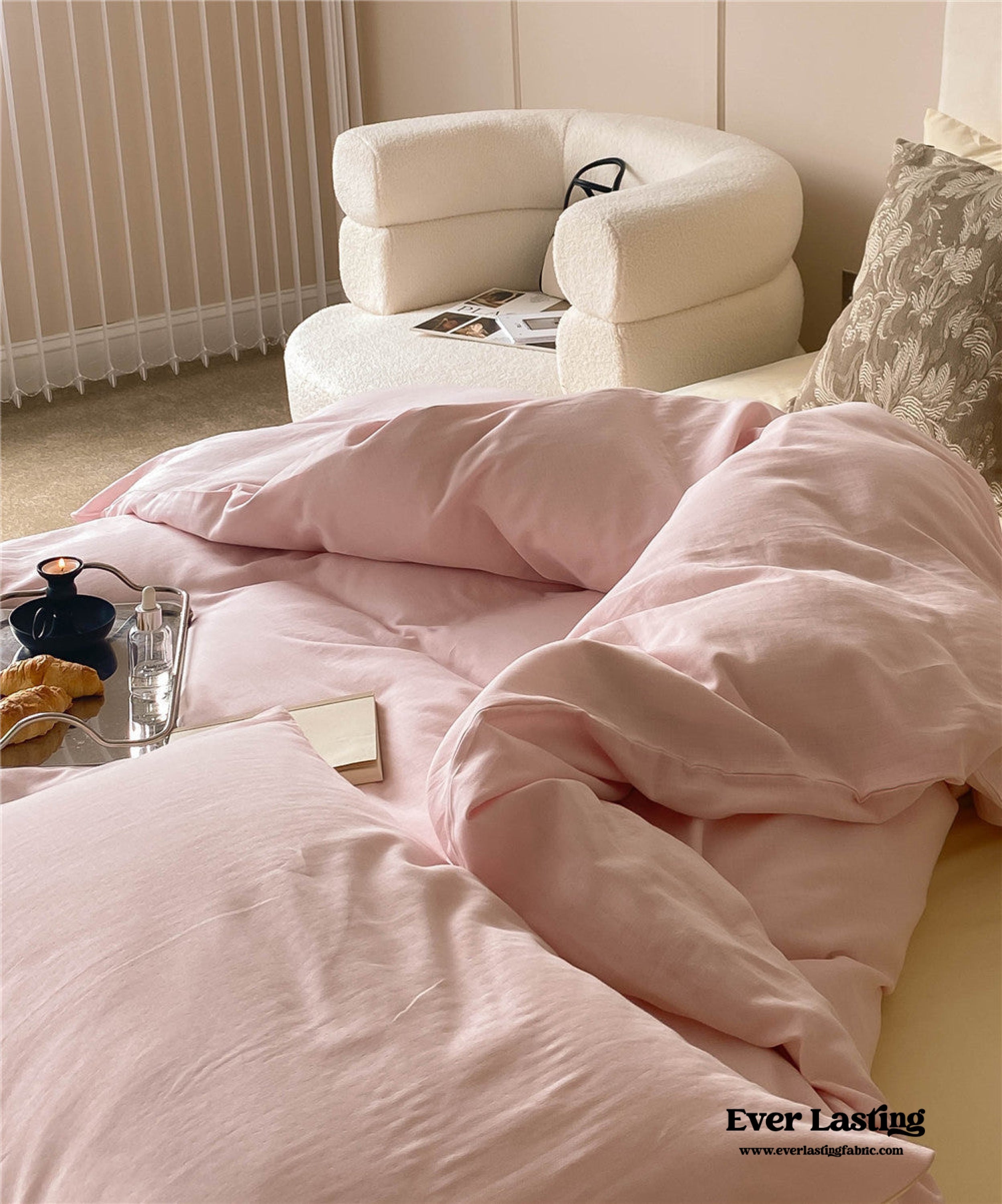 DUO Minimal Double Layer Washed Cotton Bedding Bundle