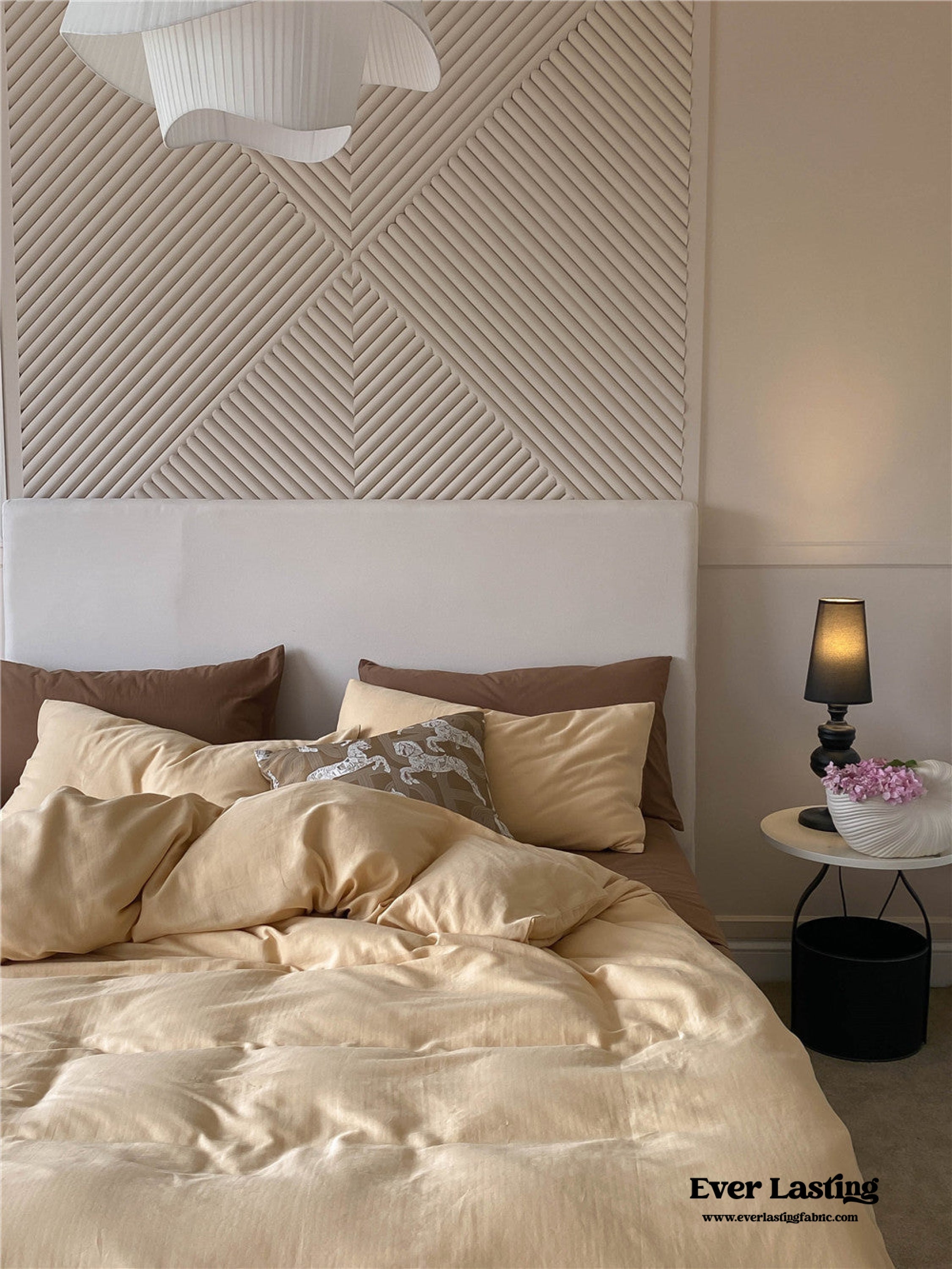 DUO Minimal Double Layer Washed Cotton Bedding Bundle