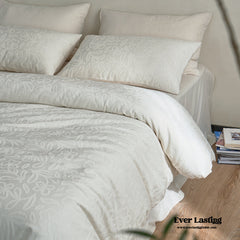Elin Tencel Silky Jacquard Bedding Set - Bouquet