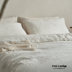 Elin Tencel Silky Jacquard Bedding Set - Bouquet