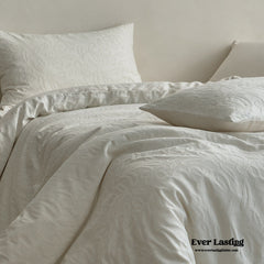 Elin Tencel Silky Jacquard Bedding Set - Bouquet