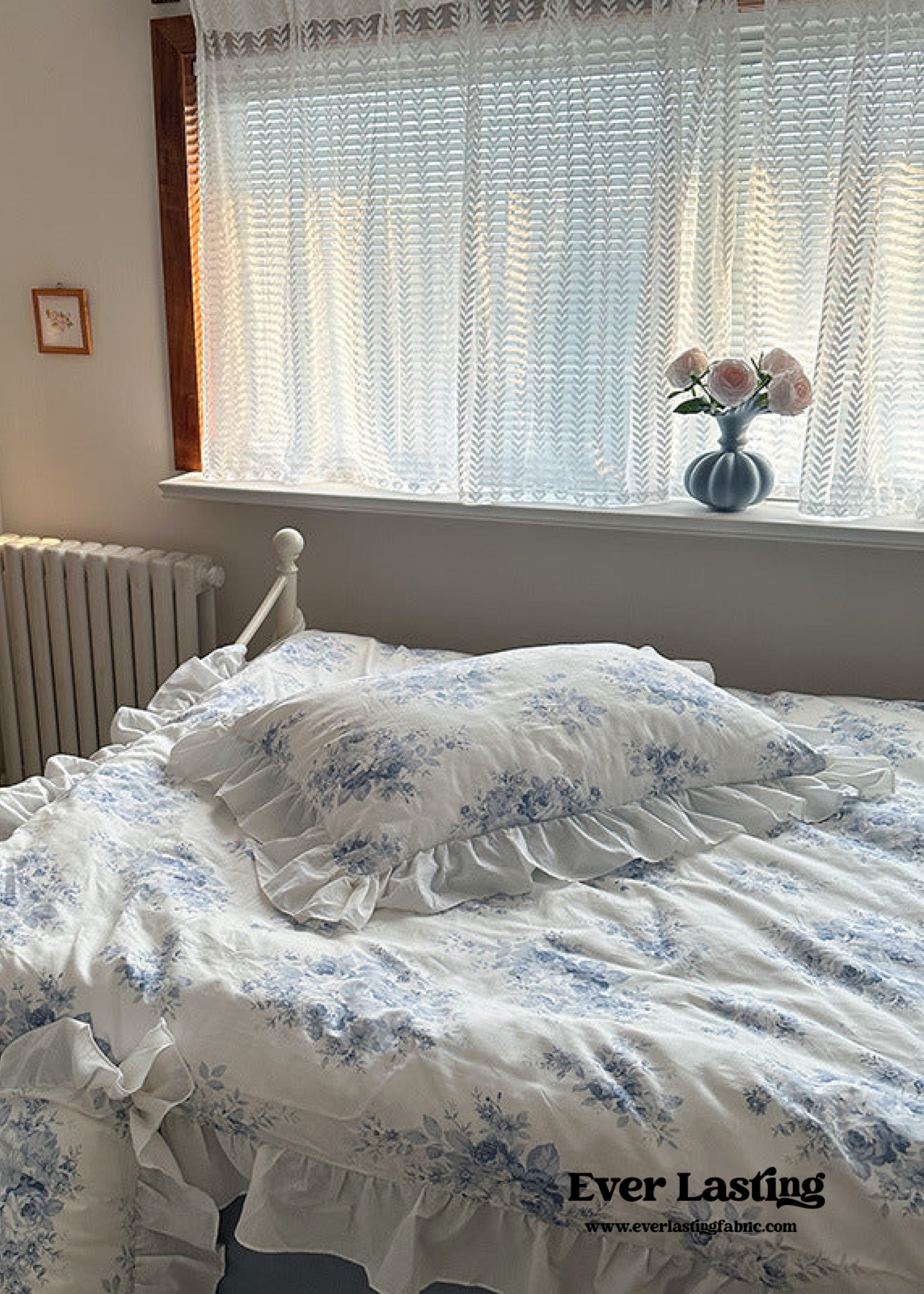 French Ruffle Floral Bedding Bundle