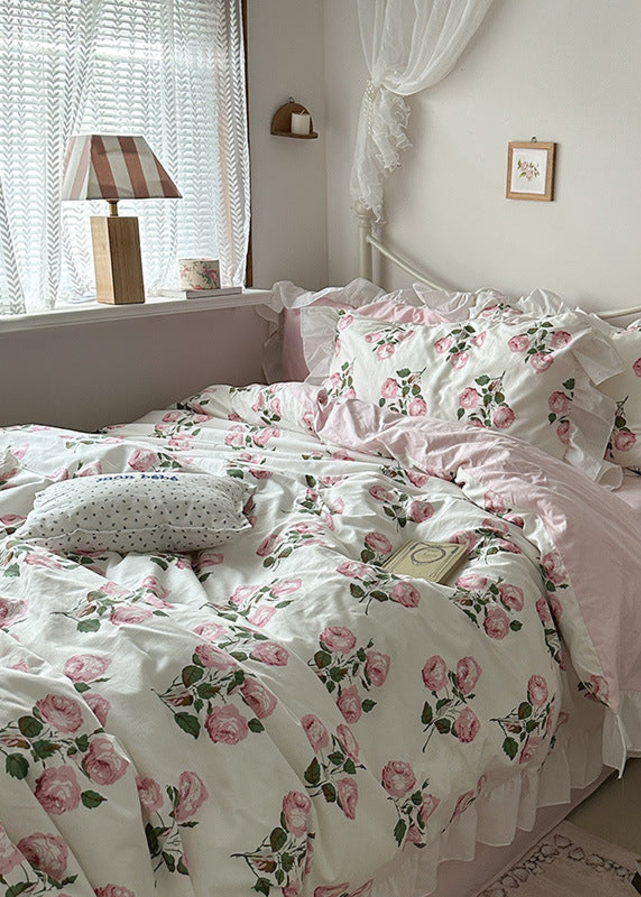 French Ruffle Floral Bedding Bundle