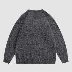 Pullover mit tanzendem Ziegenmuster