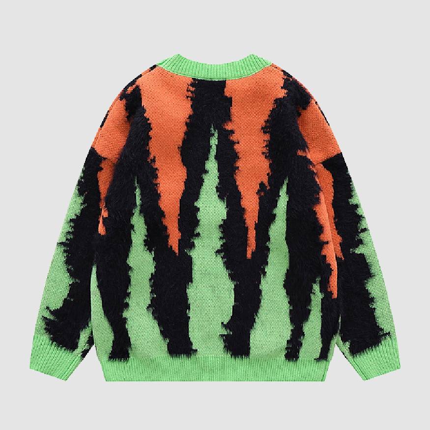 Tiger Stripes Knited Sweater