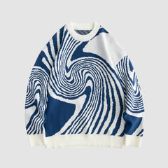 Annual Rings Jacquard Sweater