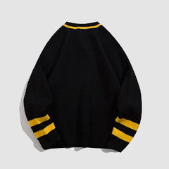 "GOOD TASTE" Cartoon Knit Sweater