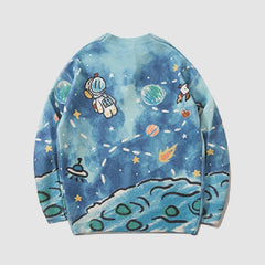 Astronaut & Space Pattern Sweater