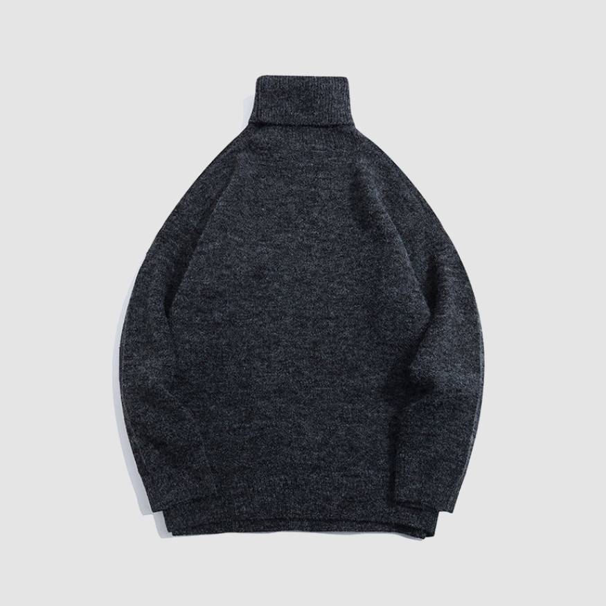 Niedlicher Rollkragenpullover mit Hai-Muster