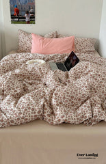 Garden Floral Vintage Bedding Set - Pink Floral