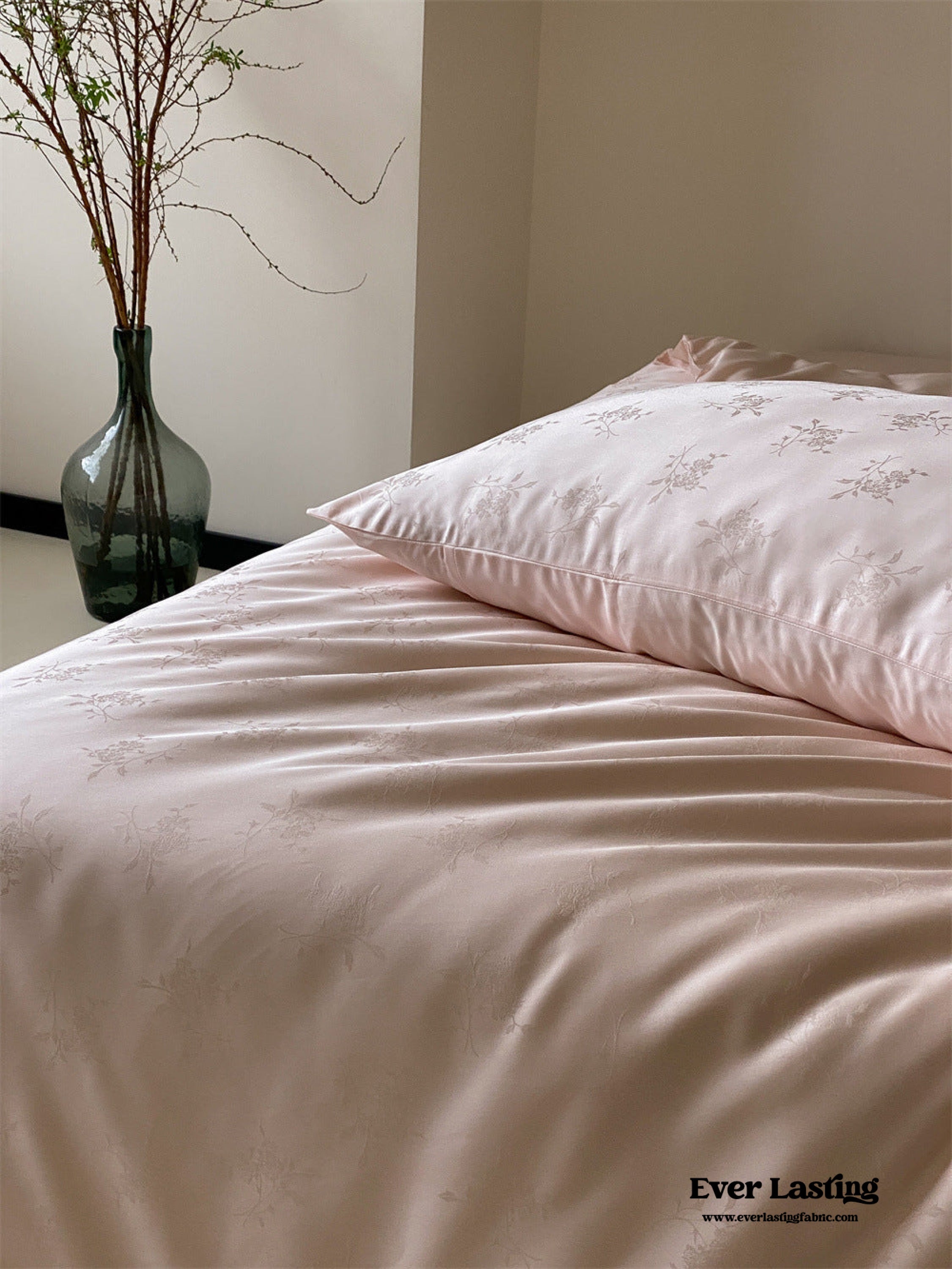 Grace Silky Floral Luxury Bedding Bundle