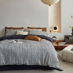 Honeycomb Jacquard Stripe Bedding Bundle