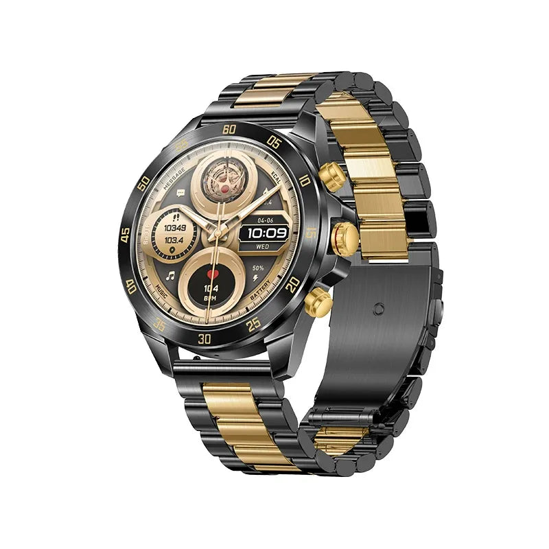 Waterproof Men's Watch Solid Stainless Steel Strap Quartz