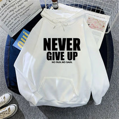 Letter-Printed Hoodie