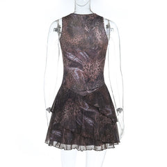 Summer Vacation Style A-Shaped Short Skirt
