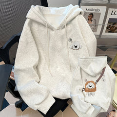 Fleece And Thickened Hoodie