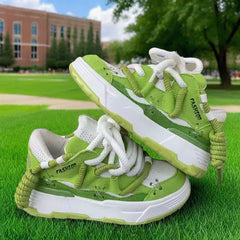 Contrast Color Thick Sole Sneakers