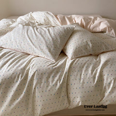 Iris Polka Dot Jacquard Bedding Set