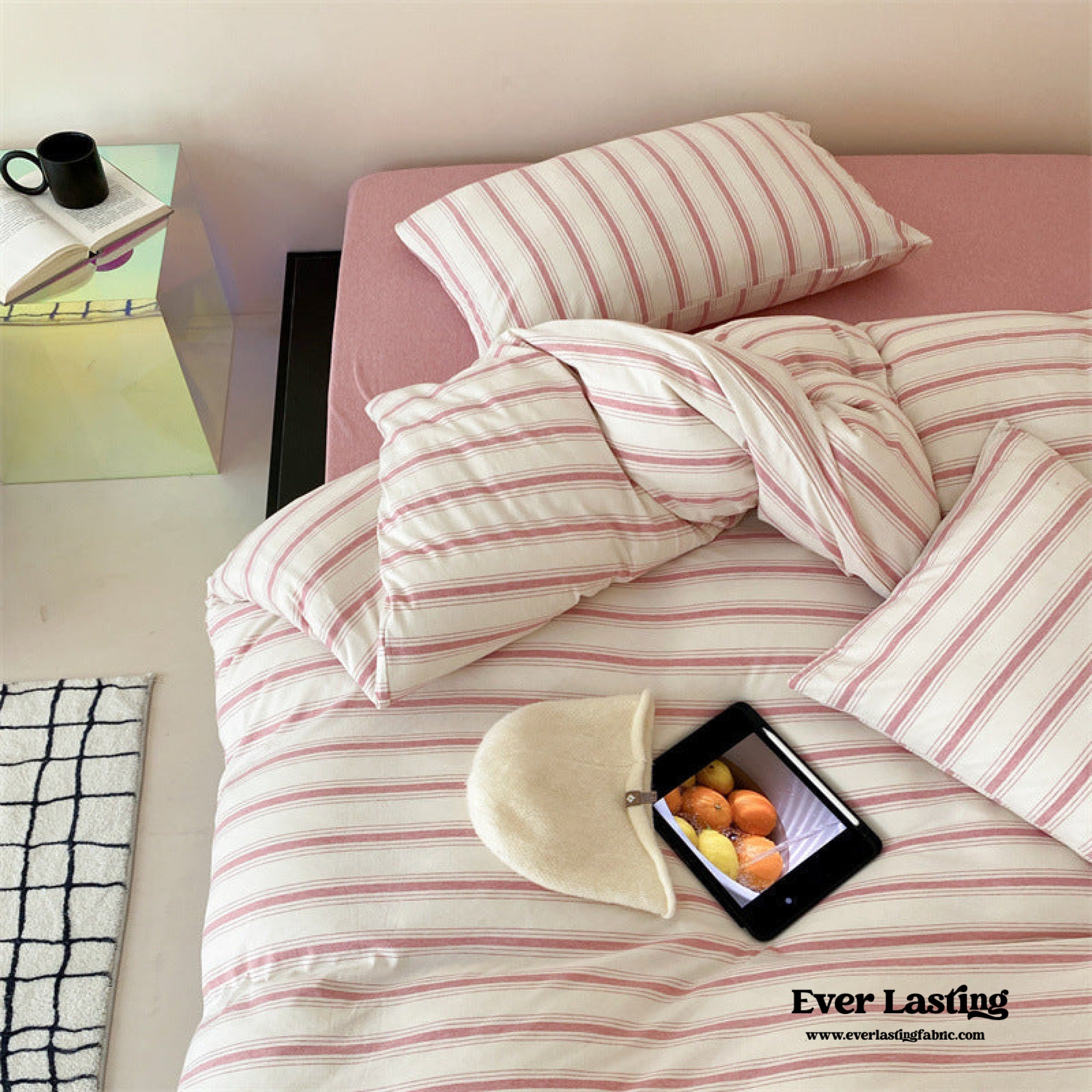 Jersey Knit Stripe Duvet Cover