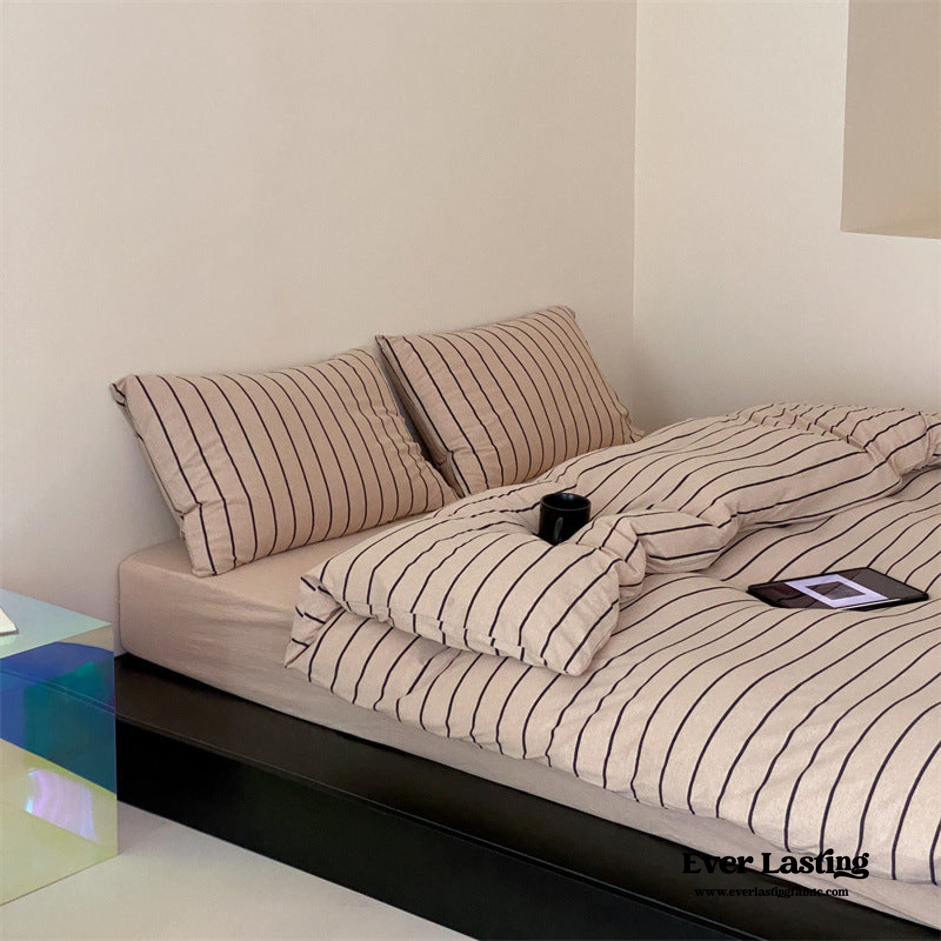 Jersey Knit Stripe Duvet Cover