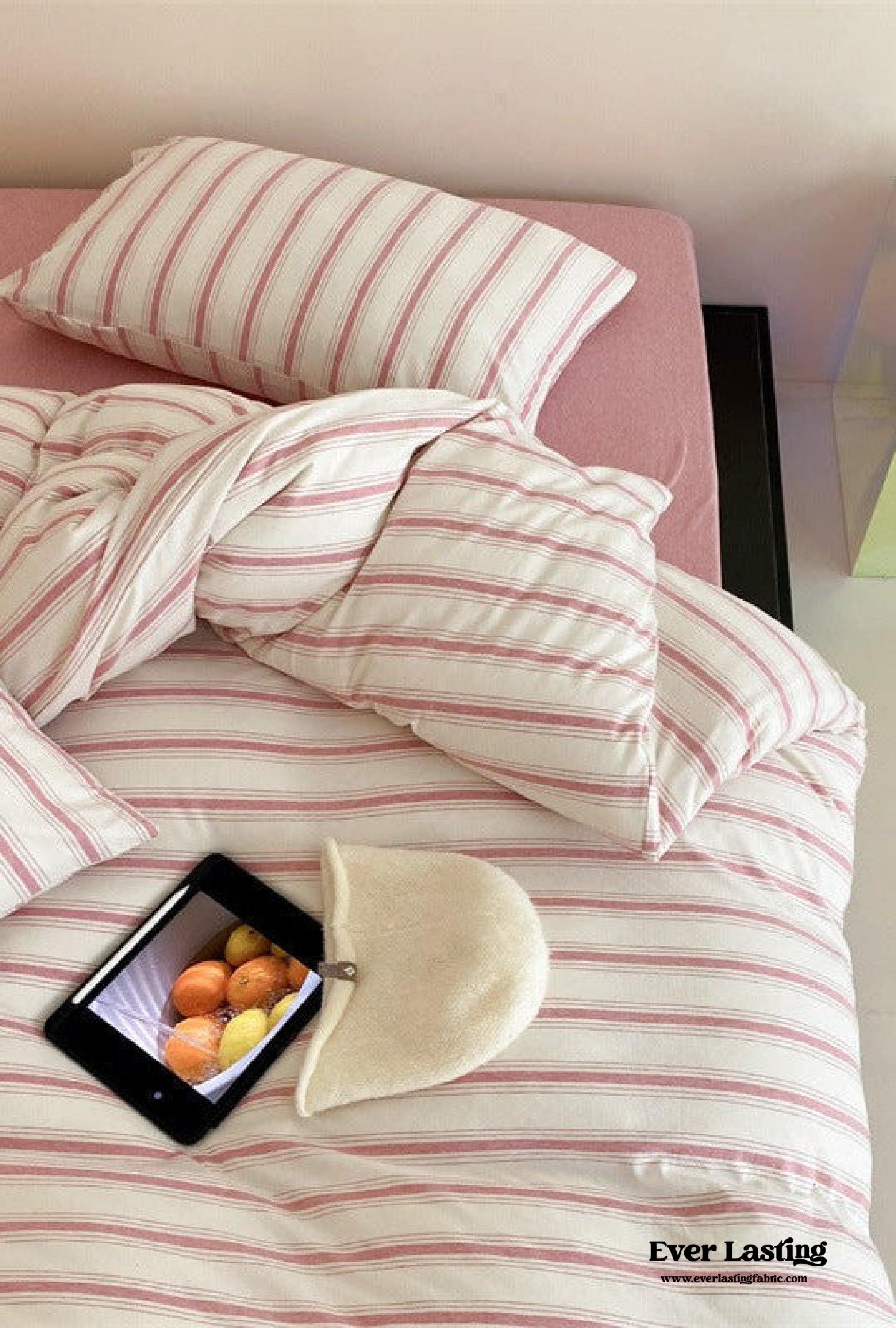 Jersey Knit Stripe Duvet Cover