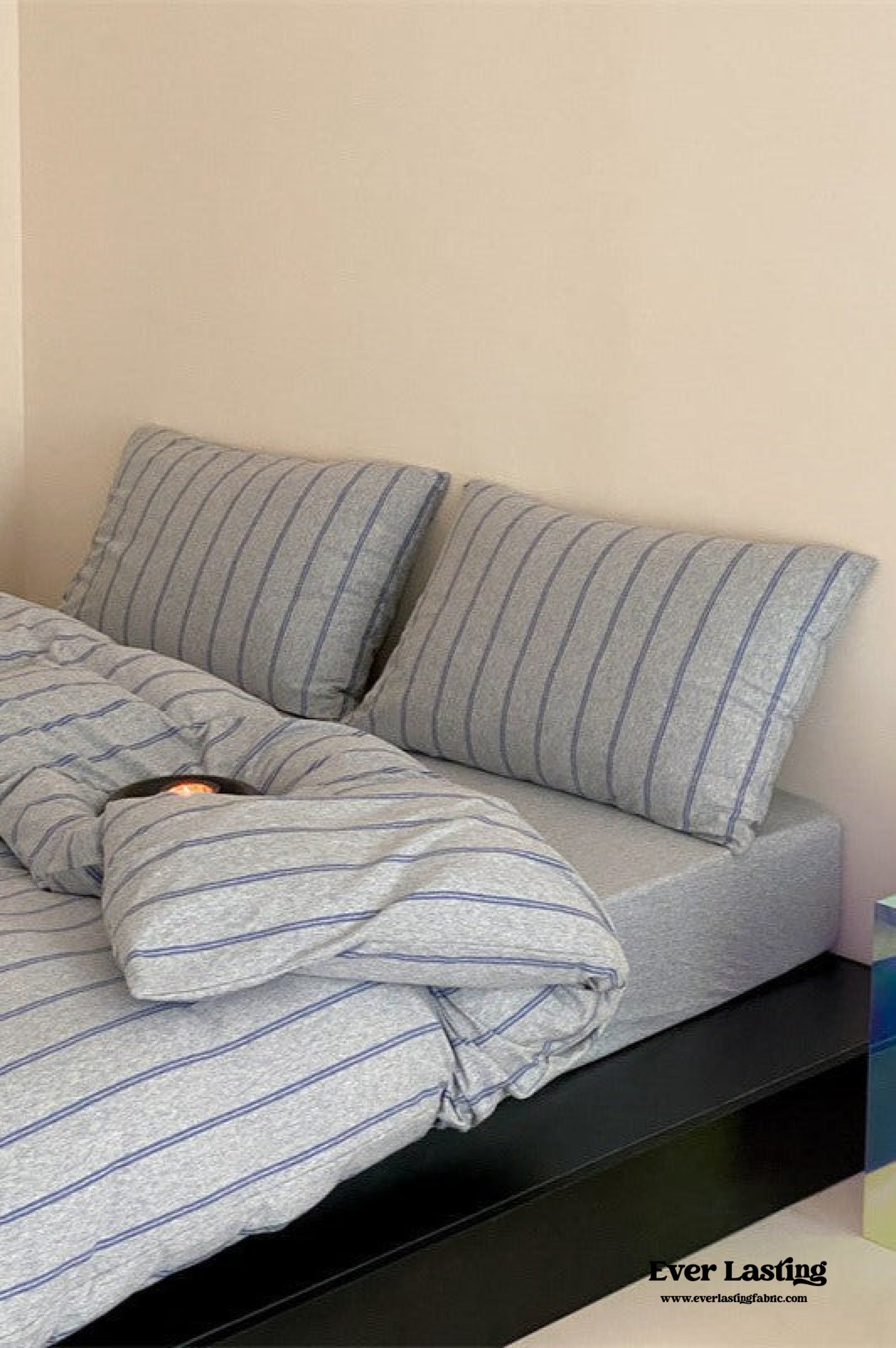 Jersey Knit Stripe Duvet Cover