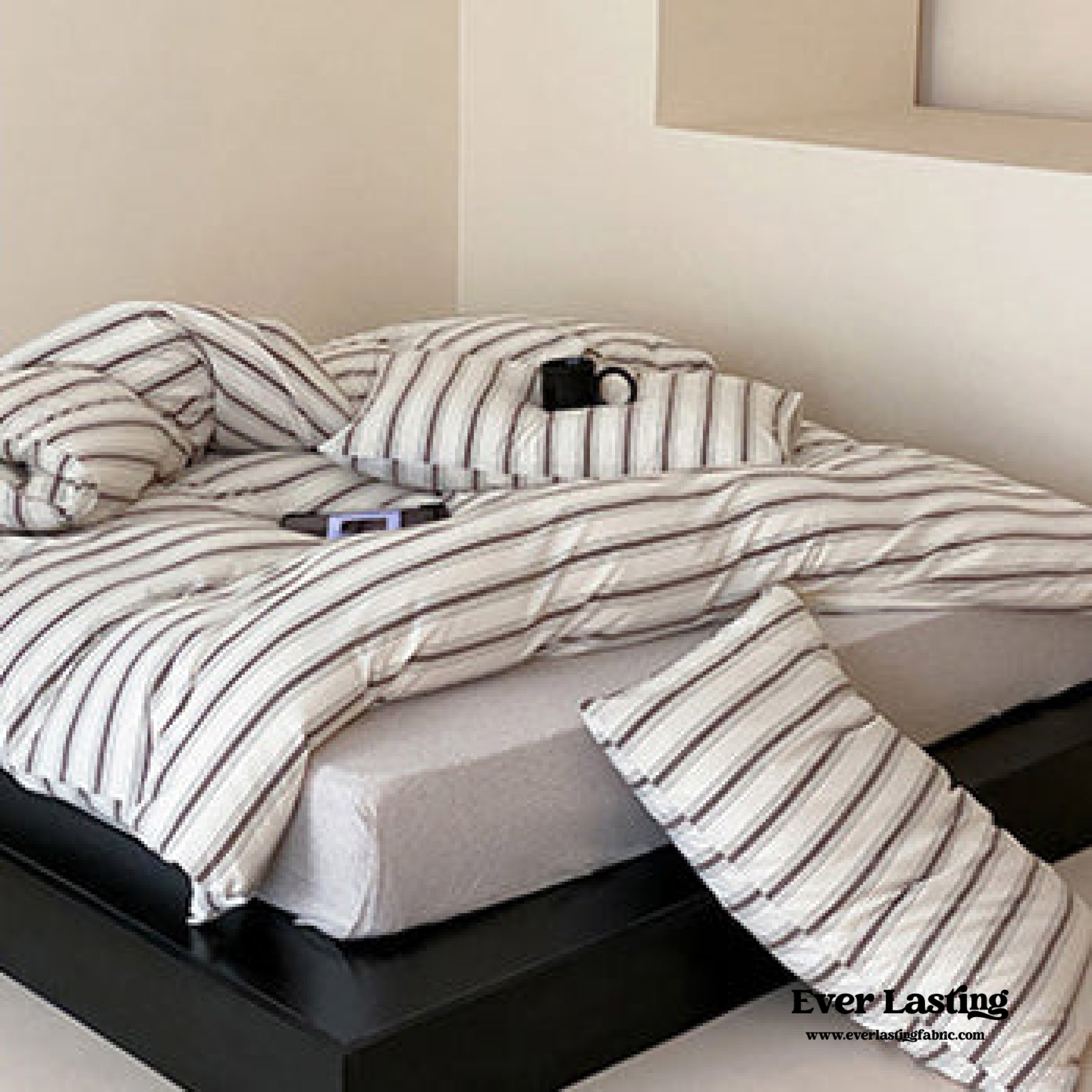 Jersey Knit Stripe Duvet Cover