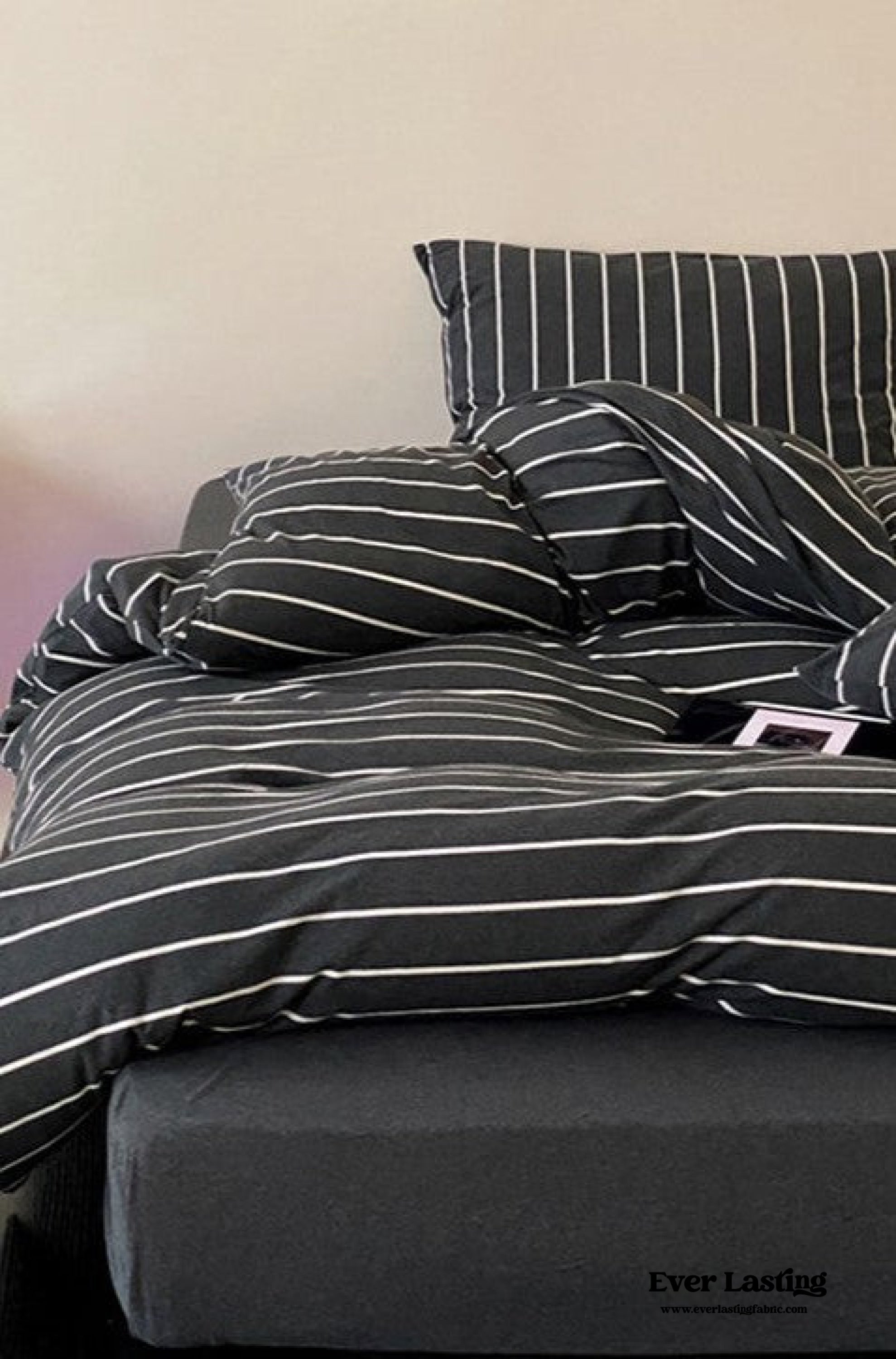 Jersey Knit Stripe Duvet Cover