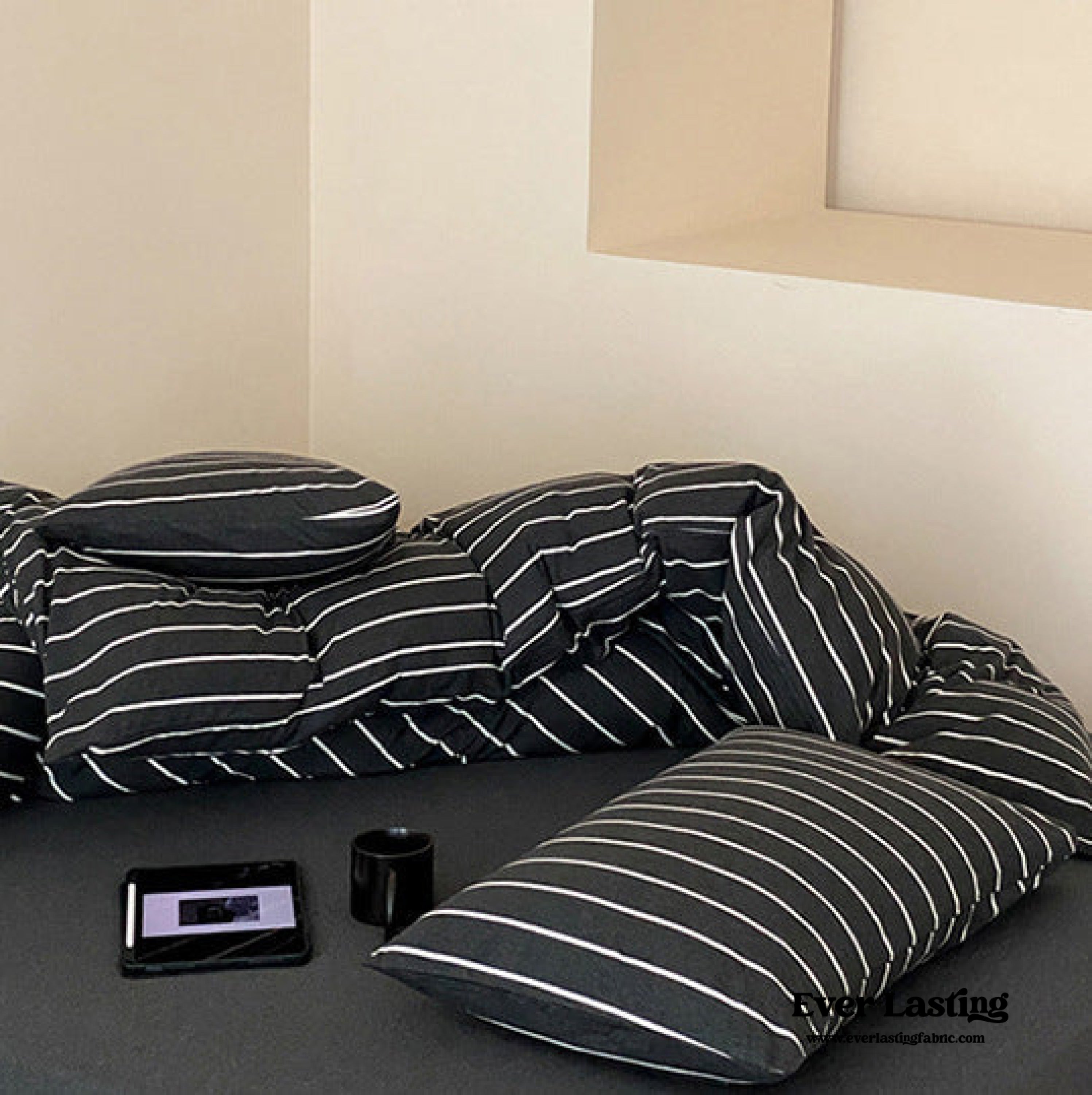 Jersey Knit Stripe Duvet Cover