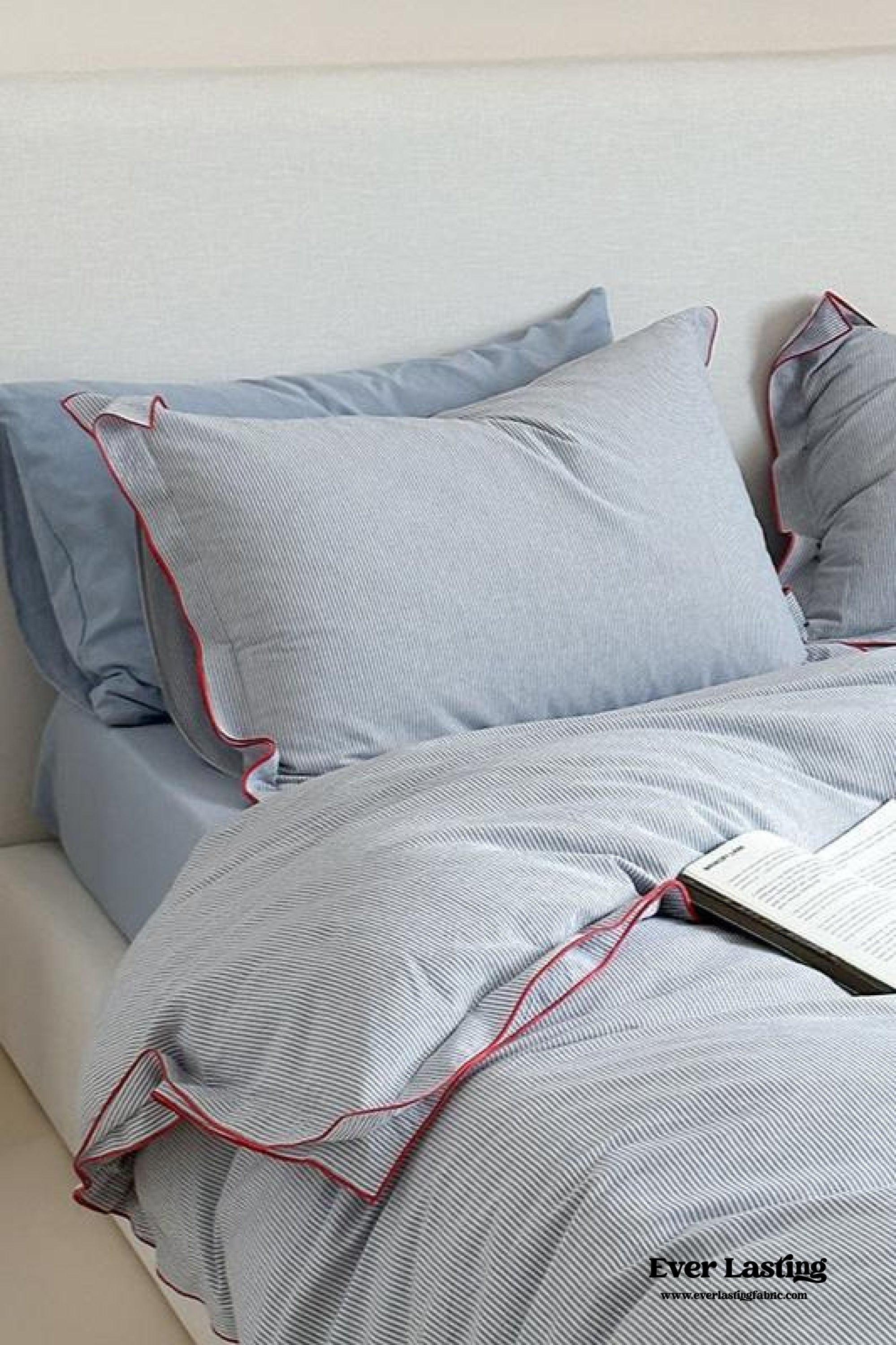 Joce Striped Bedding Set - Blue