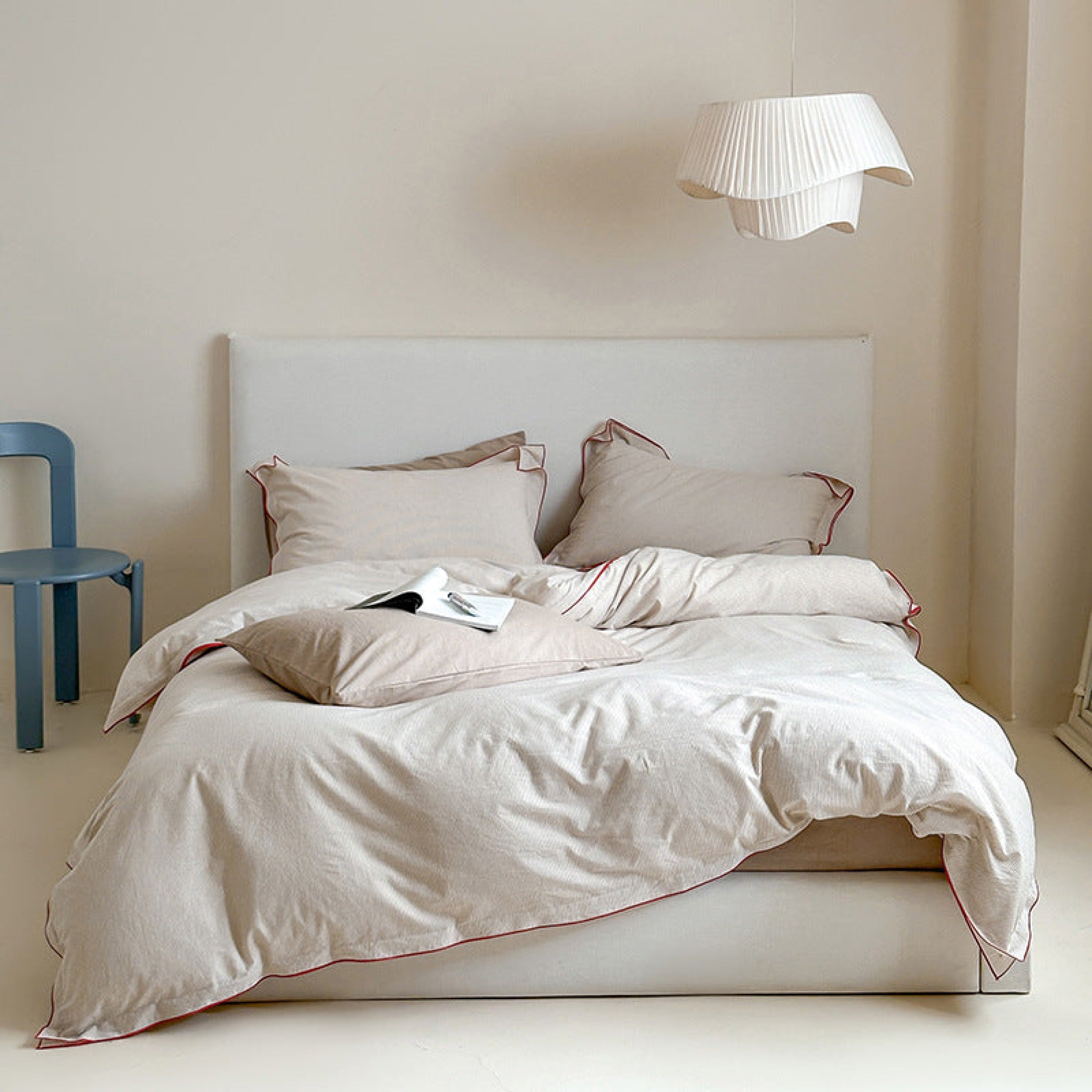 Joce Striped Bedding Set - Blue