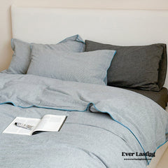 Joce Striped Bedding Set - Gray