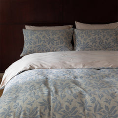 Lucien Silky Vintage Jacquard Bedding Set - Blue