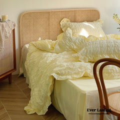 Marshmallow Puff Ruffle Bedding Bundle