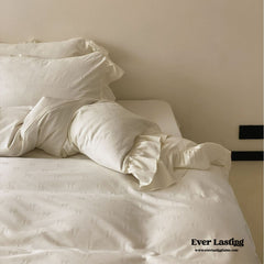 Milena Ribbon Bow Ruffle Bedding Set