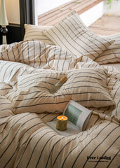 Minimalist Stripe Bow Ties Bedding Bundle